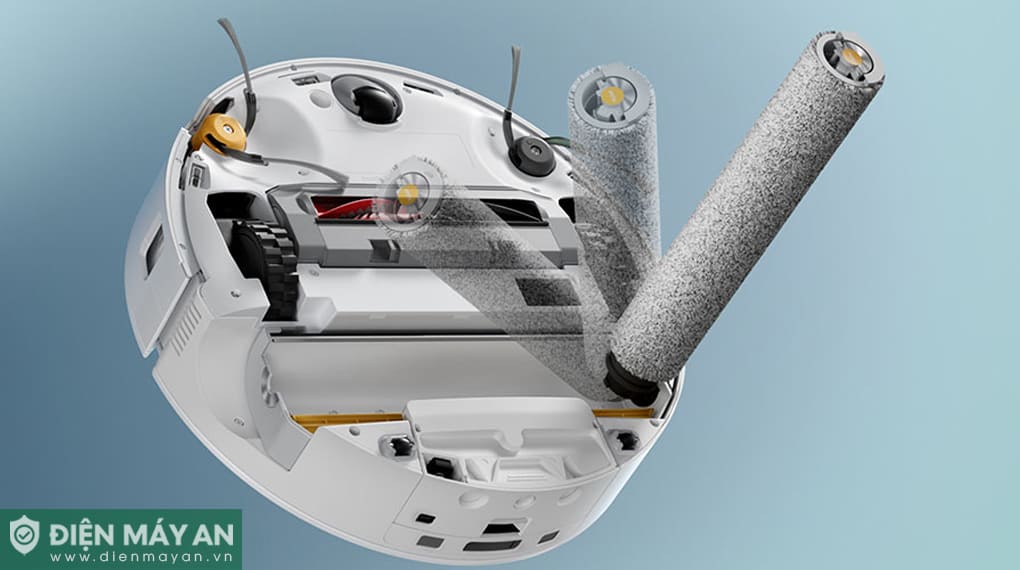 Robot hút bụi lau nhà Roborock QRevo CurV 2 Flow - Trắng